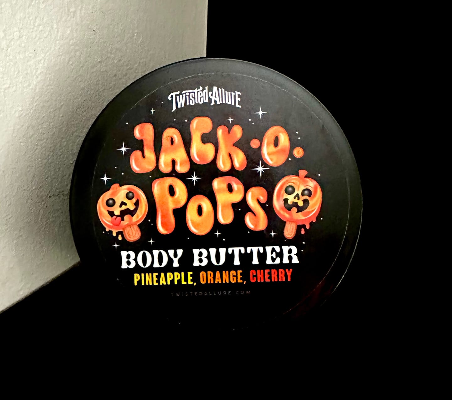 Customer photo review of Jack O Pops Body Butter (pineapple, orange & cherry)