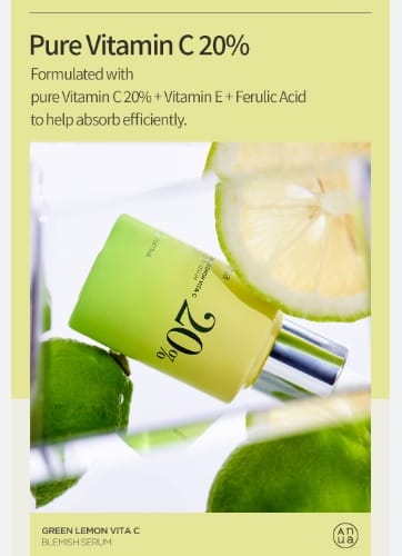 Customer photo review of Green Lemon Vita C Blemish Serum Mask