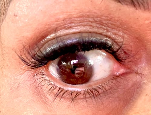 Customer photo review of Soft Definition Pre-Glued Lashes