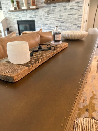 Customer photo review of Selenite Tealight Candle Holder