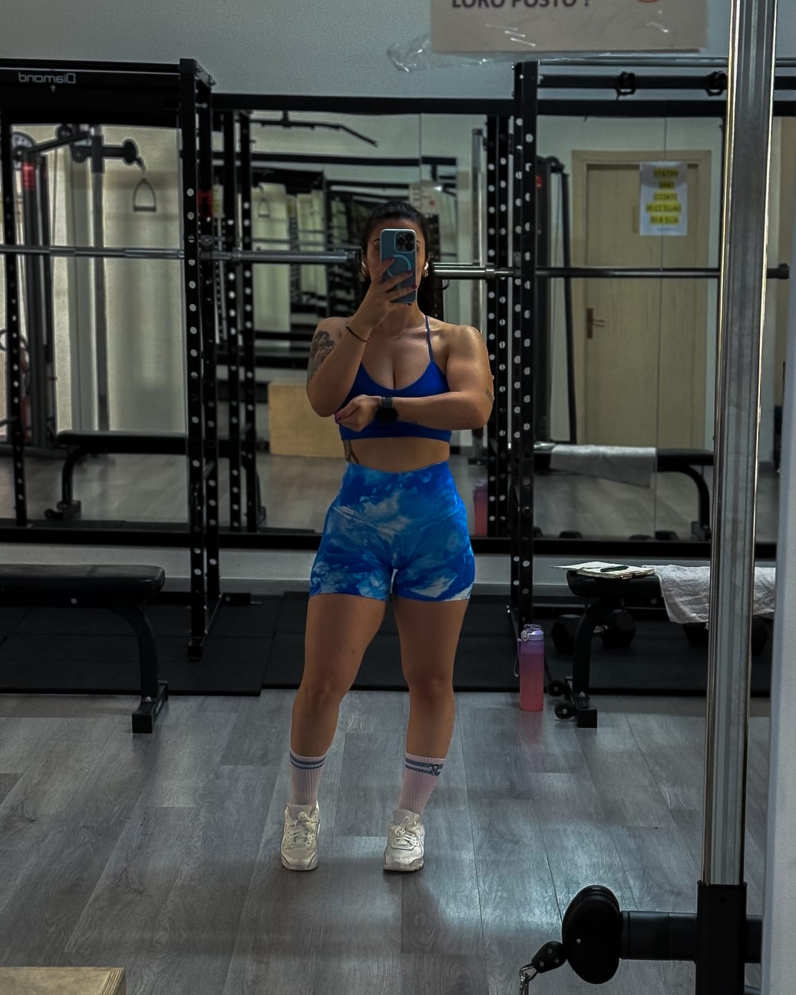 Customer photo review of Shorts Maltinto Olimpo Azzurro Bianco