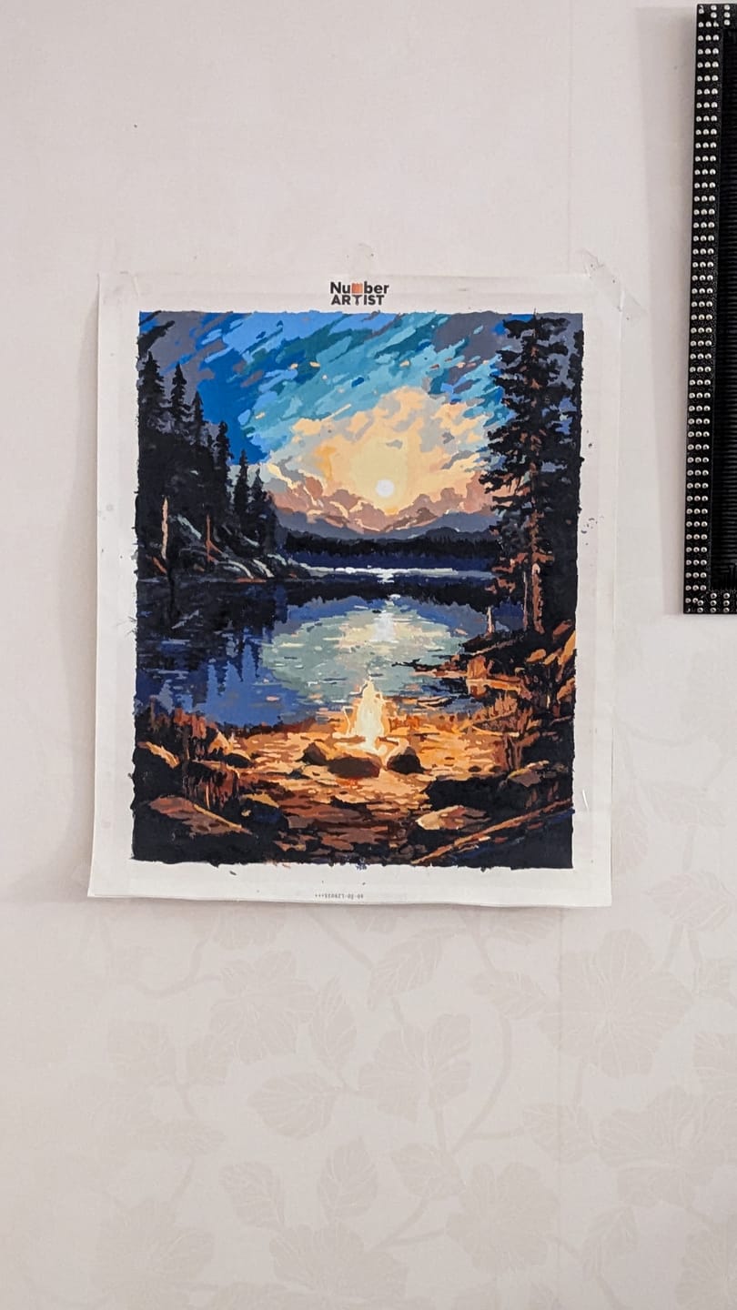Customer photo review of Night by the Lakeside