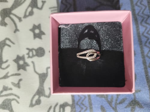 Customer photo review of Silver Convergence Ring