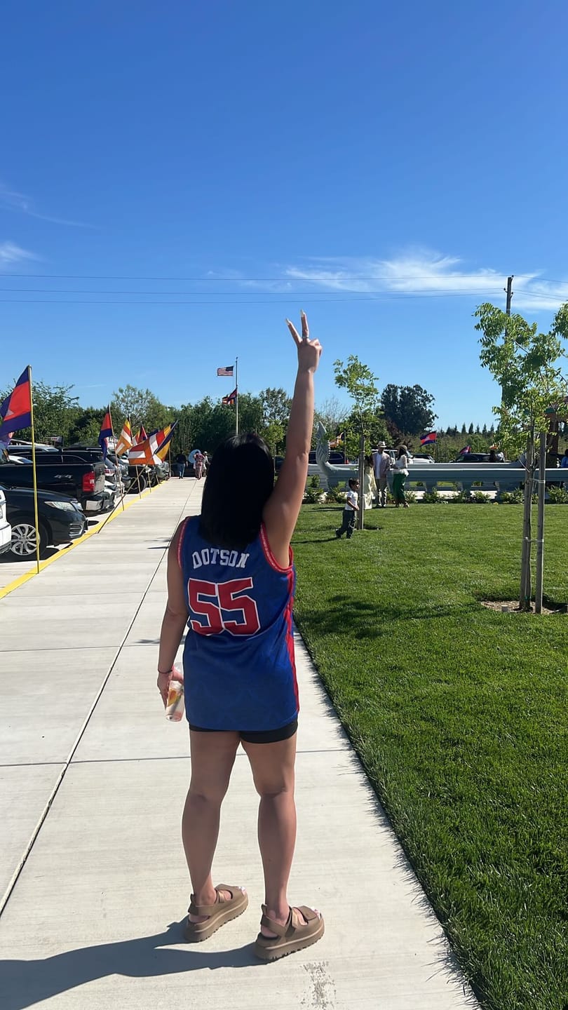 Customer photo review of Cambodia Custom Basketball Jersey