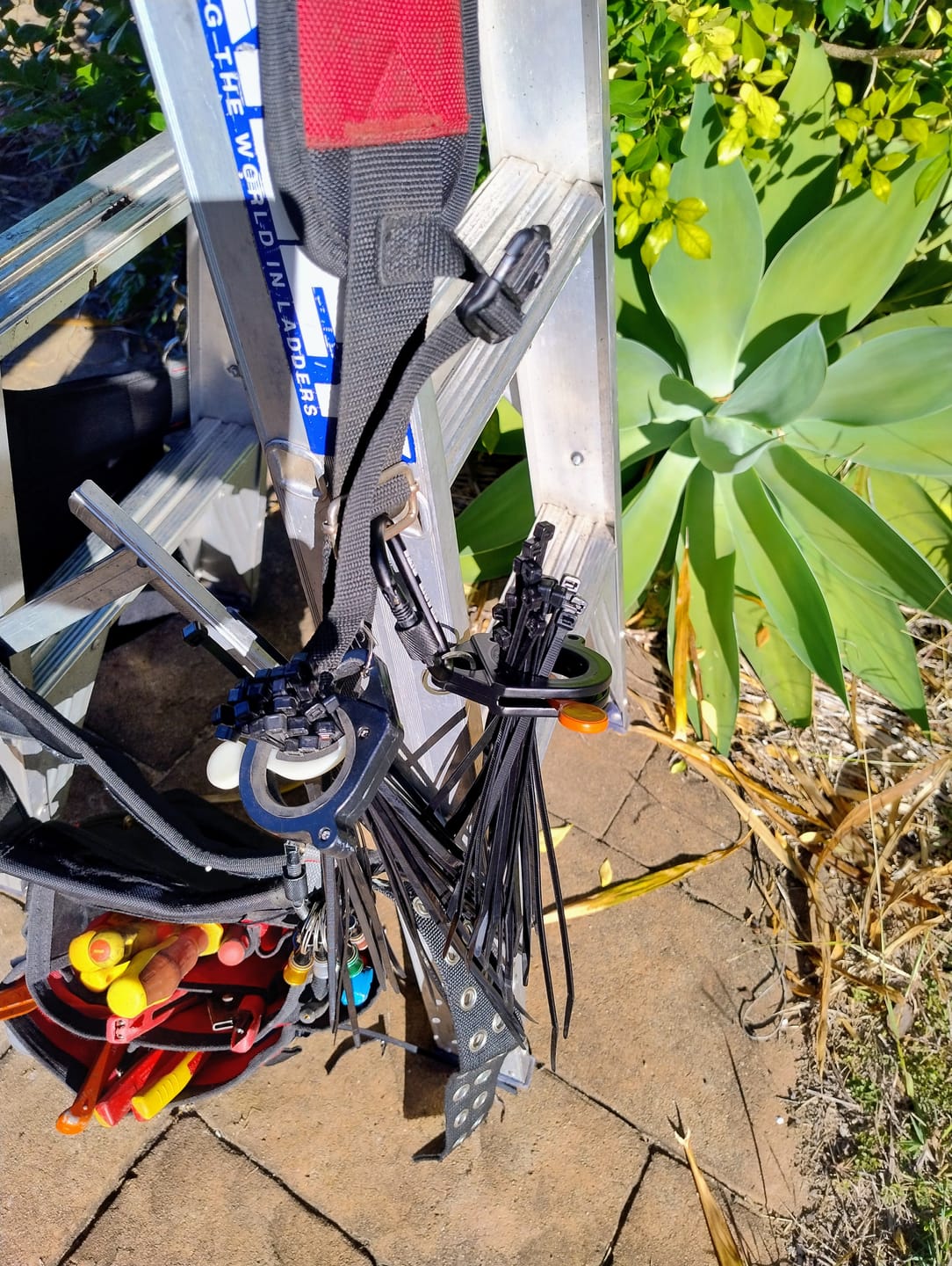 Customer photo review of Aluminium Cable Tie Holder