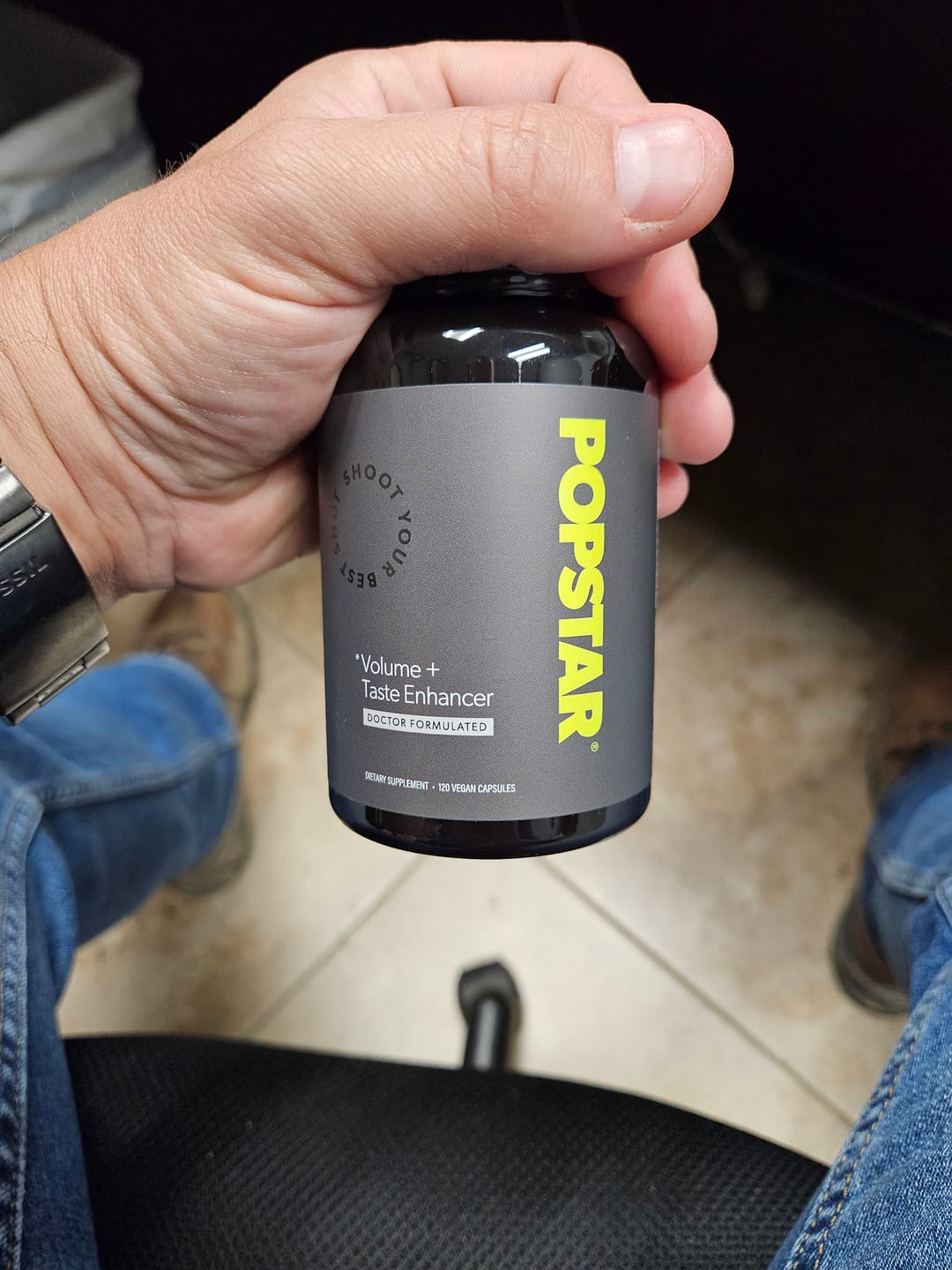 Customer photo review of Popstar Volume + Taste | 2 Month