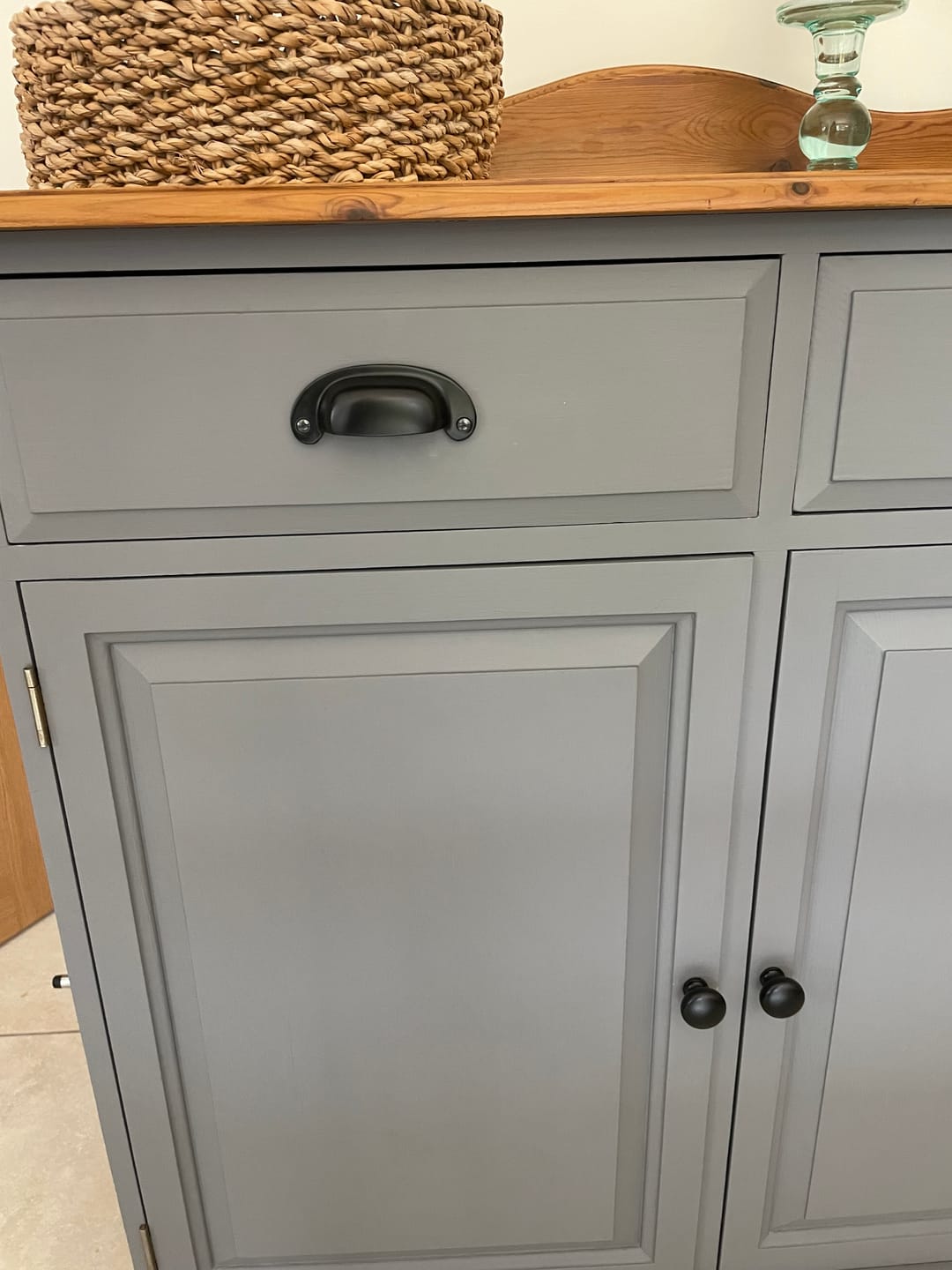 Customer photo review of Classic Cast Iron Cupboard Handles | Black