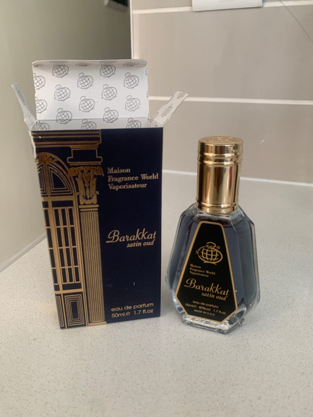 Customer photo review of Barakkat satin oud Eau De Parfum 50ml