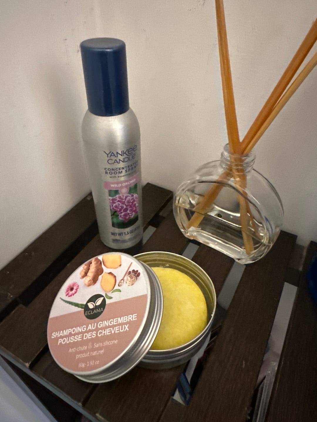 Customer photo review of Shampoing gingembre pousse & anti chute de cheveux - ECLAMA