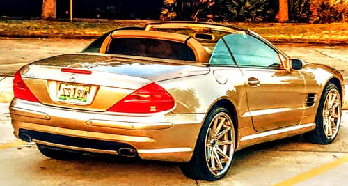 Customer photo review of 2003-2006 Mercedes-Benz SL500 4 Wheel Hydraulic Suspension Conversion/Delete Kit With Light Fix (MX14FM)