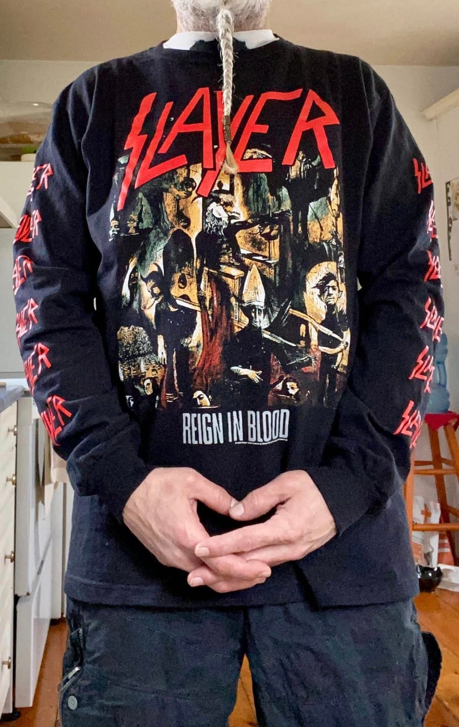 Customer photo review of Slayer - Reign In Blood - Longsleeve Shirt