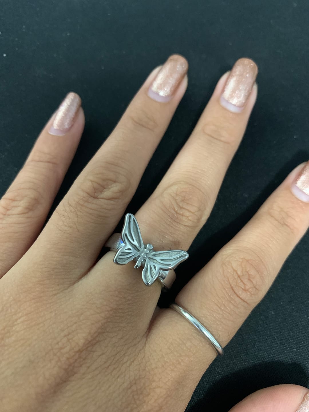 Customer photo review of BUTTERFLY RING