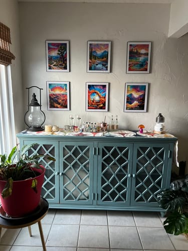 Customer photo review of Arches National Park Commemorative Poster: A Pop Art Tribute