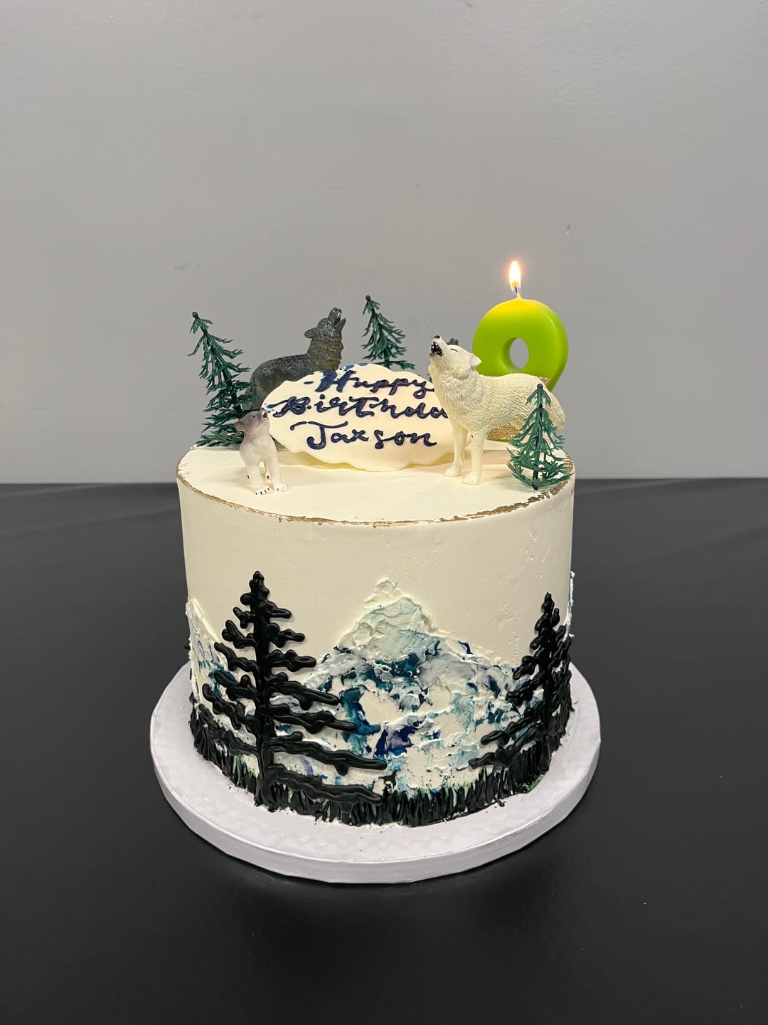 Customer photo review of Mountain Range Cake