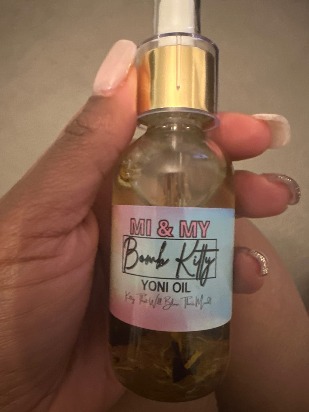 Customer photo review of Bomb Kitty Yoni Oil
