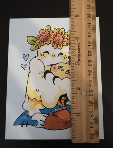 Customer photo review of Sunflower Ollie Ghost Mini Prints