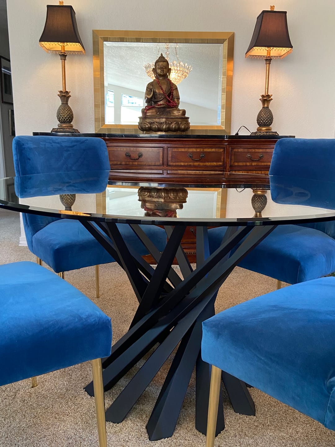 Customer photo review of Table Base 325 Filar 28H DIY Metal Furniture
