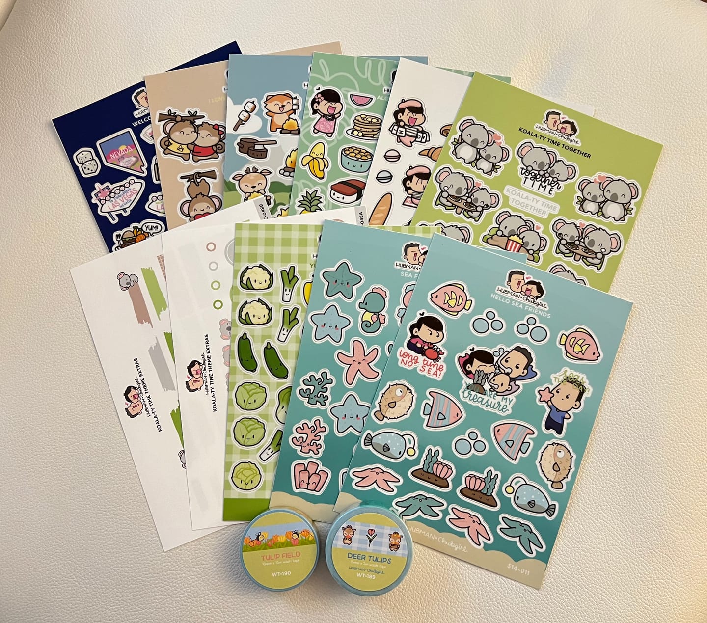 Customer photo review of Enjoying Paris Sticker sheet