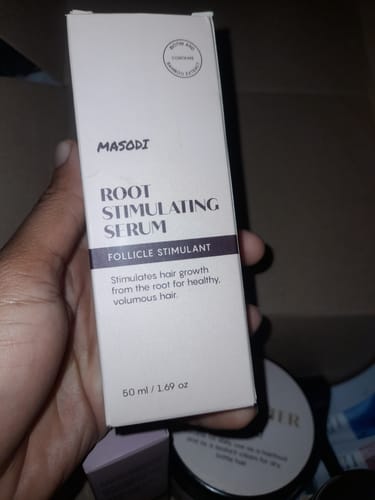 Customer photo review of Root Stimulating Serum (50ml)