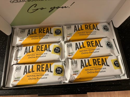 Customer photo review of Lemon Coconut Protein Bar