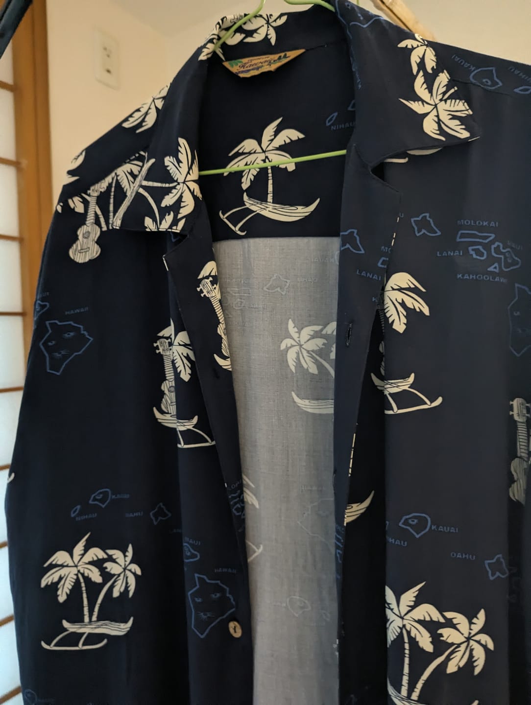 Customer photo review of ブルーハワイ アロハシャツ