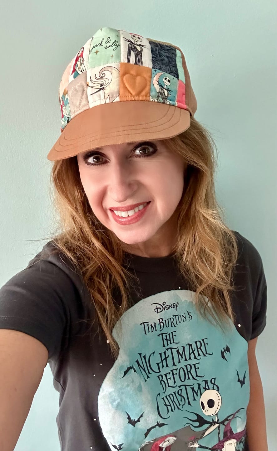 Customer photo review of Quilted Trucker Hat Pattern
