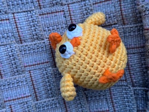 Customer photo review of Peep Crochet Kit