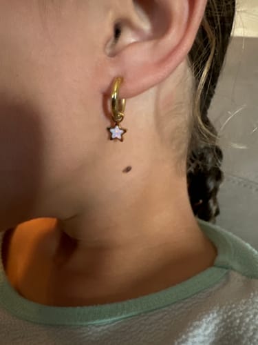 Customer photo review of Moon/Star Opal Charms