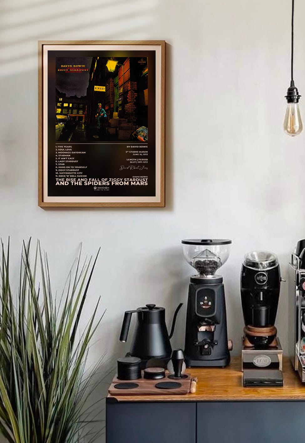 Customer photo review of Ziggy Stardust David Bowie Poster