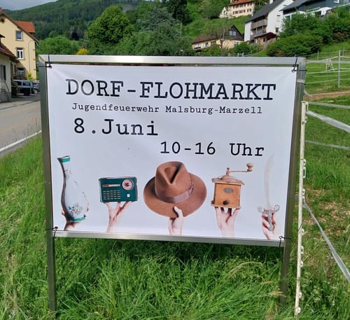 Customer photo review of Banner inkl. Druck