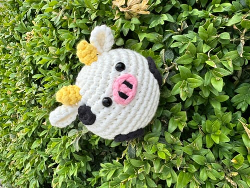 Customer photo review of Moo Crochet Kit