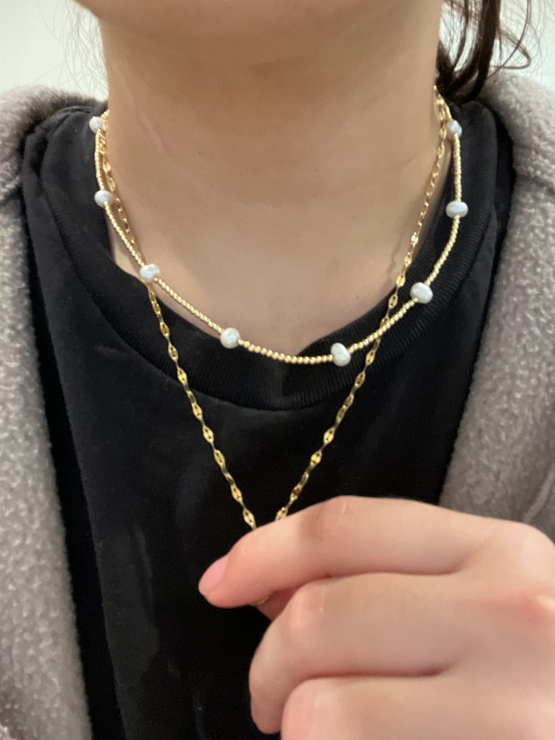 Customer photo review of Kara Necklace