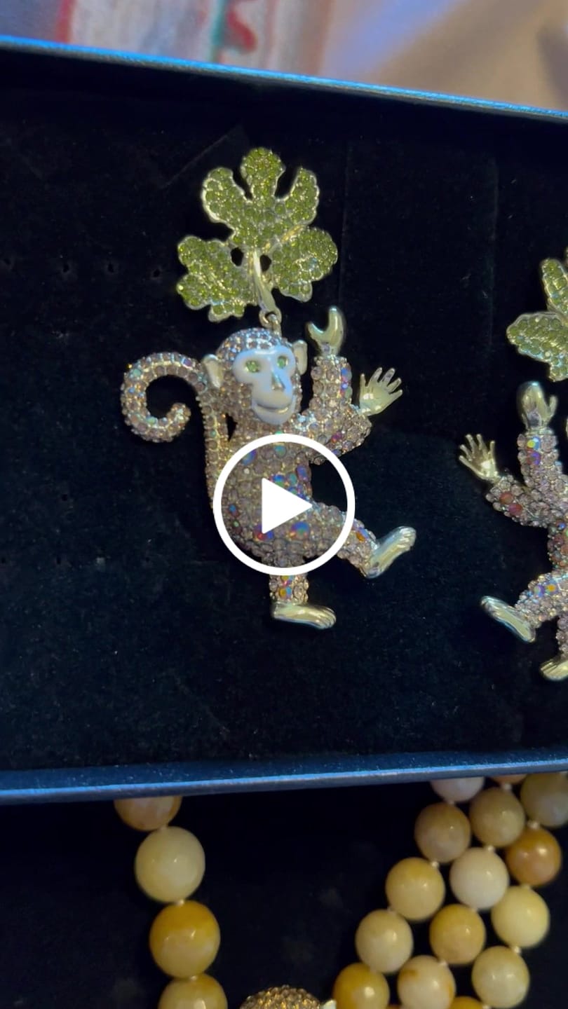 Customer video review of Heidi Daus®"Monkey Mischief" Crystal & Enamel Monkey Dangle Earrings