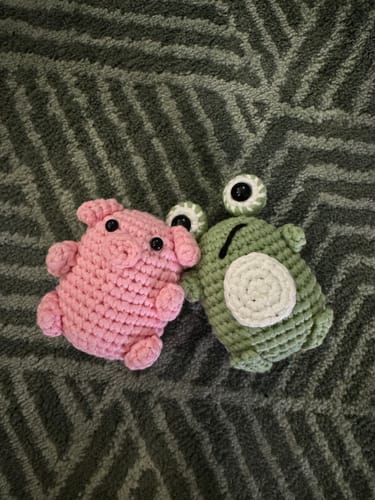 Customer photo review of Snouty Crochet Kit
