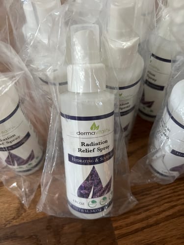 Customer photo review of Radiation Burn Relief Spray for Radiation Therapy Patients