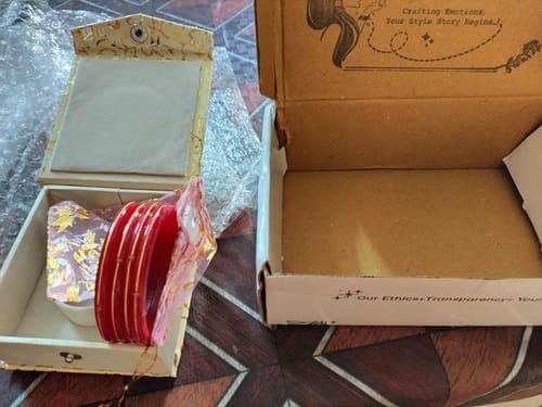 Customer photo review of Light Red - A divya Shringar 916 22k