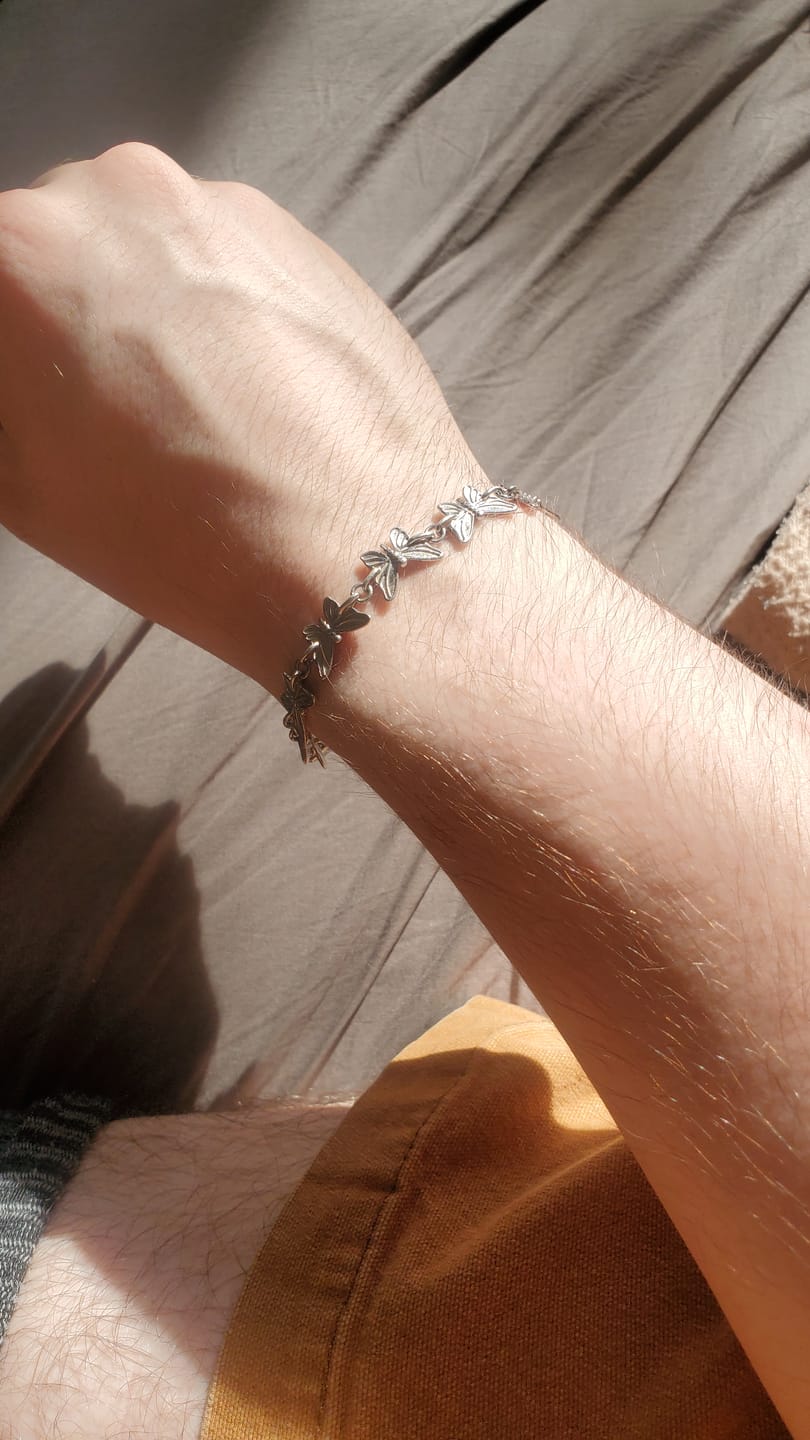 Customer photo review of BUTTERFLY BRACELET (ADJUSTABLE)