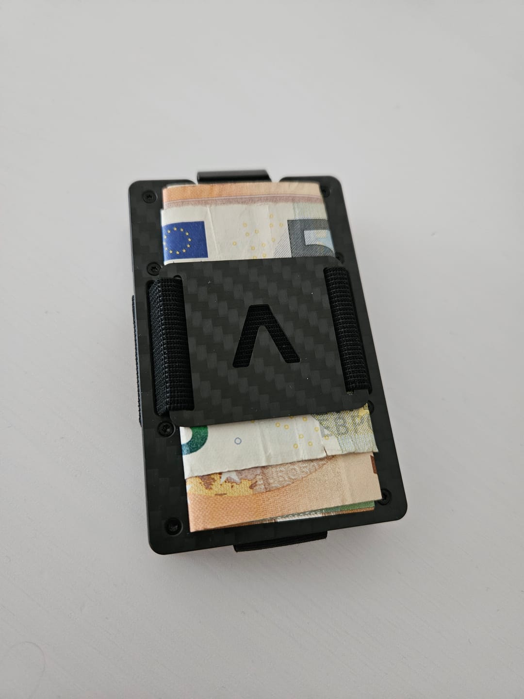 Customer photo review of Carbon Fiber 3K Matte Slim Wallet