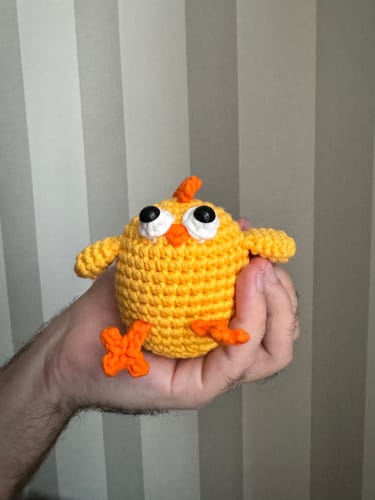 Customer photo review of Peep Crochet Kit