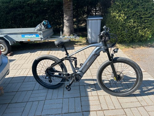 Customer photo review of CMACEWHEEL AL26 250W 26" SUV E-Mountain Bike with Torque Sensor 48V 17Ah Battery