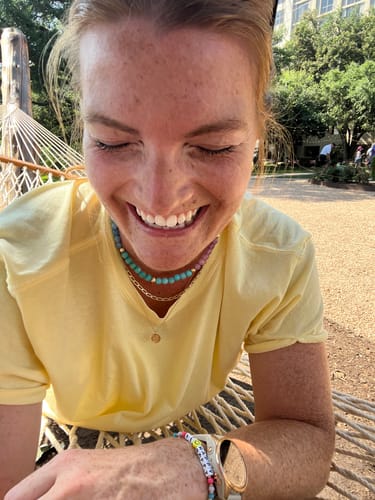 Customer photo review of Samantha Necklace