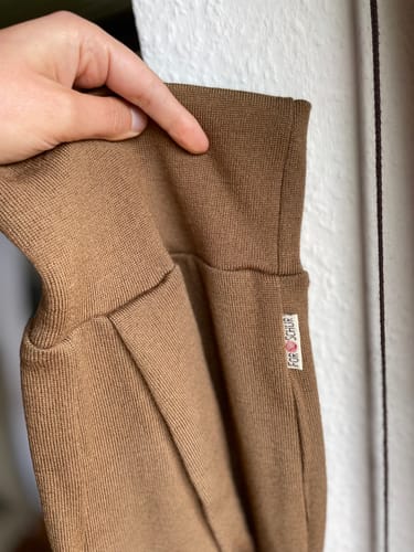 Customer photo review of Mitwachshose Braun