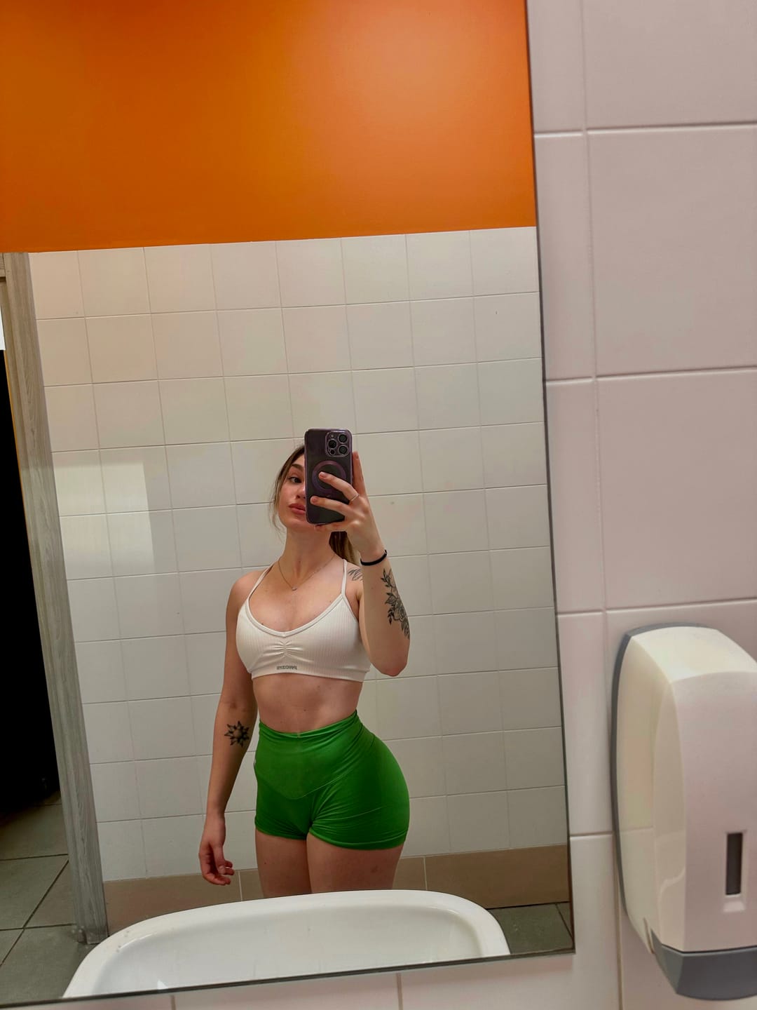 Customer photo review of Shorts CALIPSO Verde Prato Costine