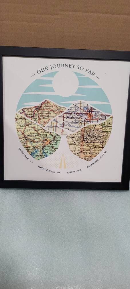 Customer photo review of Wanderlust Map [Digital Only]