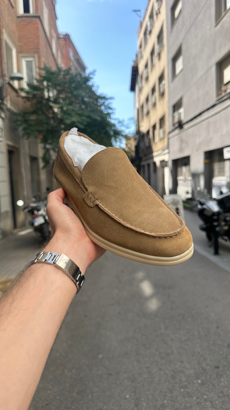 Customer photo review of Old Money Premium Suede Loafers