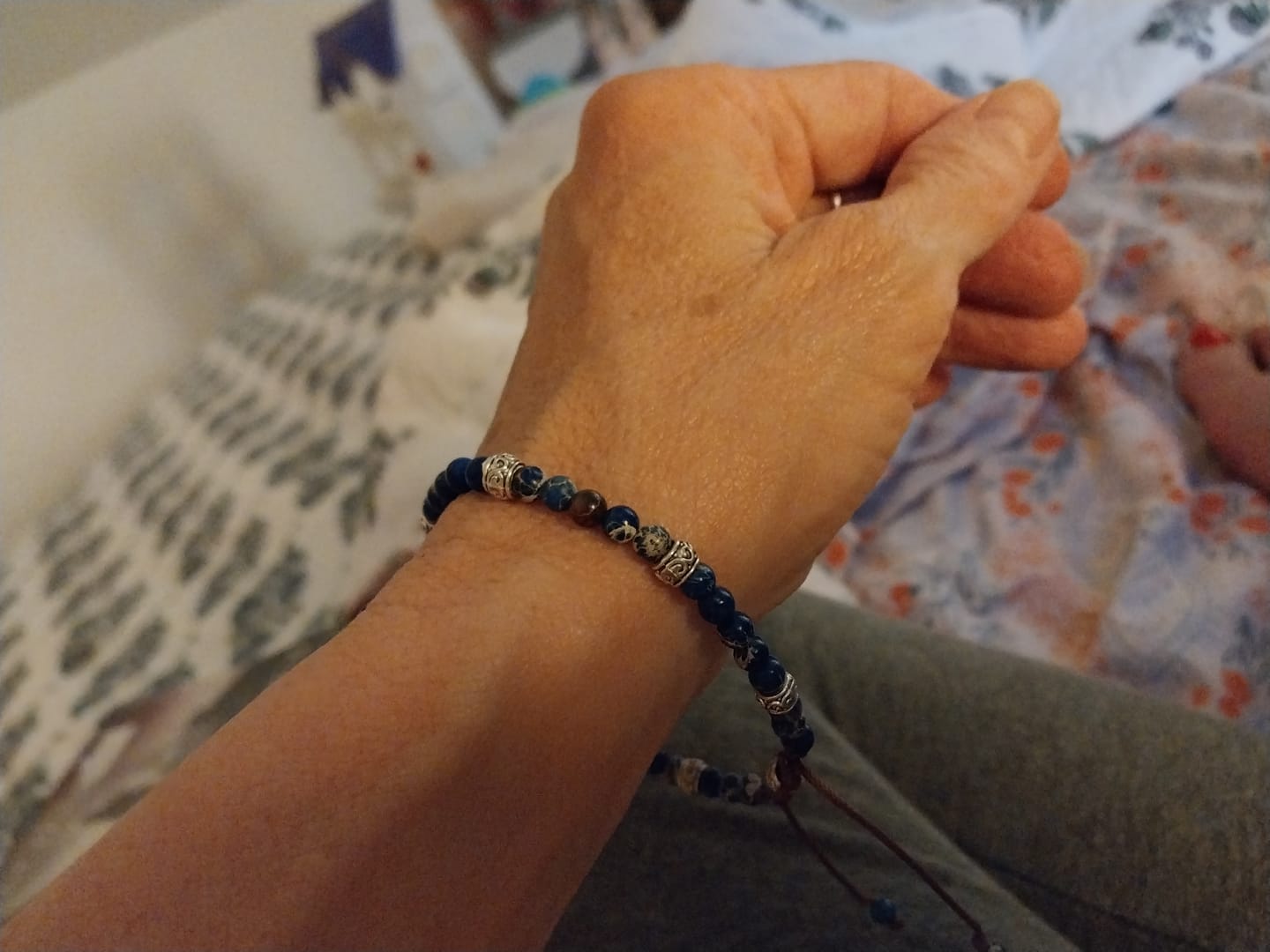 Customer photo review of Tibetan Energy Bracelet