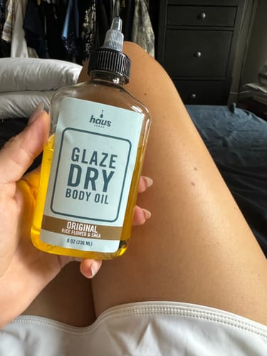 Customer photo review of GLAZE | Dry Oil Blend for Body