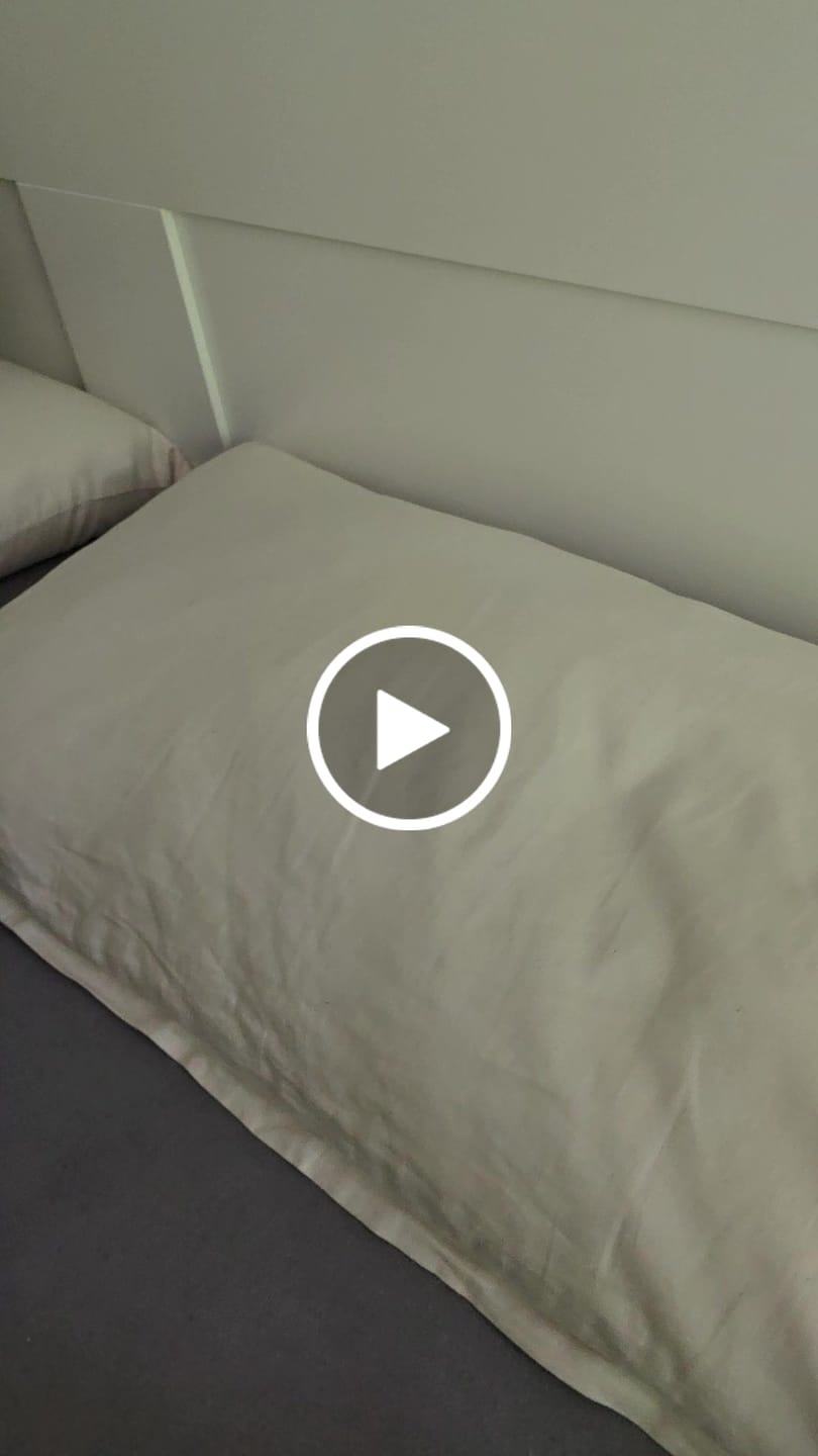Customer video review of Kissenbezug - Baumwollsatin natur