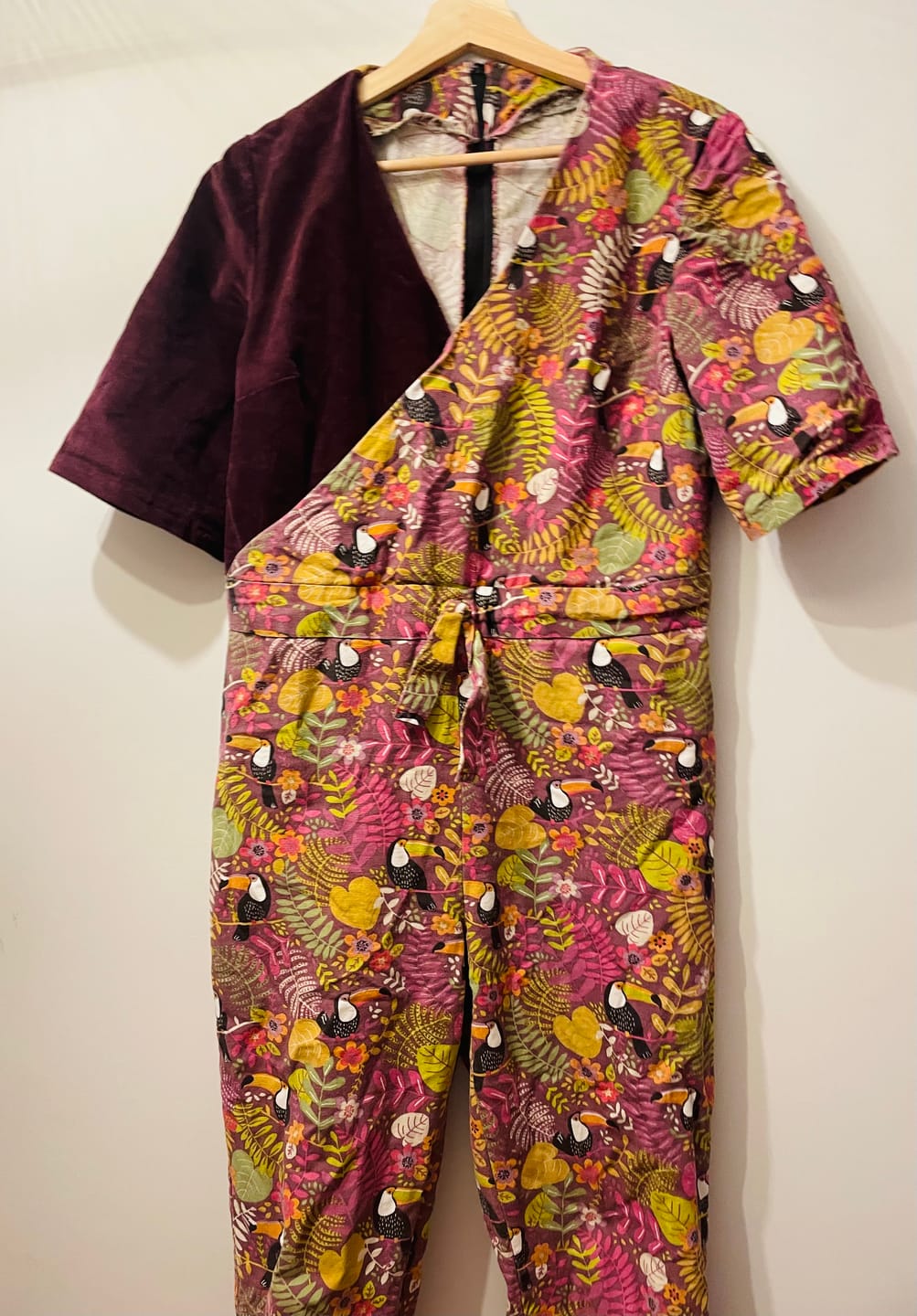 Customer photo review of Black Iron on Interfacing - Medium Weight - 3 metre Pre-cut