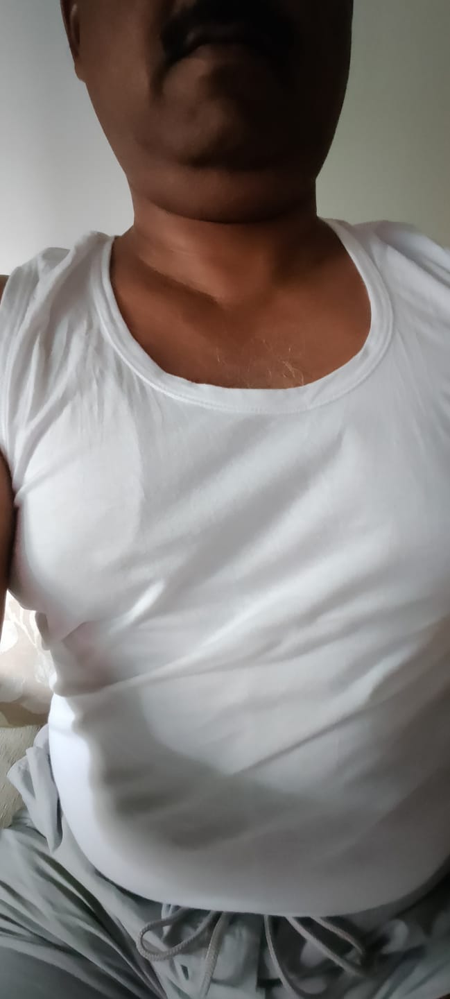 Customer photo review of UATHAYAM 100% Combed Cotton Kings RNBS White Vest For Mens Combo (Pack of 5)